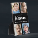 Wir Liebe Sie Meemaw Familie halten Foto Collage Fotoplatte<br><div class="desc">Erstellen Sie mit Ihren Lieblingsfamilienfotos ein besonderes Geschenk. Diese moderne Foto-Collage enthält 4 wertvolle Bilder ihrer Enkel. Der gesamte Text ist bearbeitbar. Ja,  es ist das perfekte Geschenk für den Muttertag,  aber jede Großmutter würde das auch an ihrem Geburtstag oder als Weihnachtsgeschenk erhalten.</div>