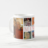 Wir Liebe Sie Mimi | Custom Foto Collage Coffee Kaffeetasse (Vorderseite Links)