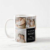 Wir Liebe Sie Mimi Elegant Modernes 9 Foto Kaffeetasse (Links)