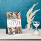 Wir Liebe Sie Mimi FotoCollage Fotoplatte (Seite)