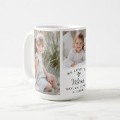 Wir Liebe Sie Mimi Grandkids FotoCollage Kaffeetasse (Vorderseite Links)