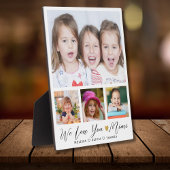 Wir Liebe Sie Mimi Grandkids Namen 4 Foto Collage Fotoplatte