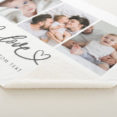 Wir Liebe Sie Moderne Herzskriptfotografie Collage Sherpadecke (3/4)