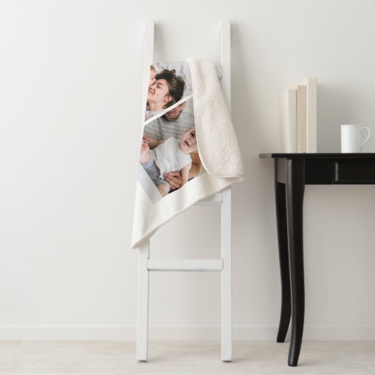 Wir Liebe Sie Moderne Herzskriptfotografie Collage Sherpadecke (Beispiel)