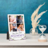 Wir Liebe Sie Mommy Floral Foto Fotoplatte (Seite)