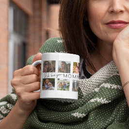 Wir Liebe Sie Mommy | Maßgeschneiderte FotoCollage Kaffeetasse