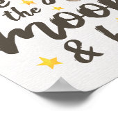 Wir Liebe Sie Moon Kinderzimmer Poster Kinder Zimm (Ecke)