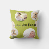 Wir Liebe Sie Mummy Custom Kissen (Vorderseite)