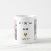 Wir Liebe Sie Nana 2 Foto Collage Kaffeetasse (Mittel)