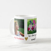 Wir Liebe Sie Nana Frohe Weihnachten 3 Foto Kaffeetasse (Vorderseite Links)