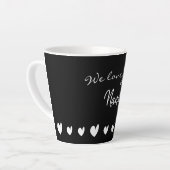 Wir Liebe Sie Nana Herz Latte Tasse (Linke Ecke)