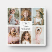 Wir Liebe Sie Nana Keepake Foto Collage Fotoplatte (Vorderseite)