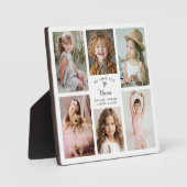 Wir Liebe Sie Nana Keepake Foto Collage Fotoplatte (Vorderseite)