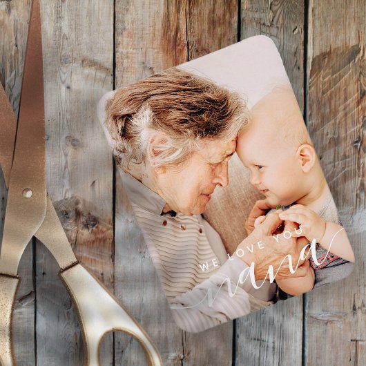 Wir Liebe Sie Nana Modernes klassisches Foto Magnet