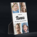 Wir Liebe Sie Nonna Familie halten Foto Collage Fotoplatte<br><div class="desc">Erstellen Sie mit Ihren Lieblingsfamilienfotos ein besonderes Geschenk. Diese moderne Foto-Collage enthält 4 wertvolle Bilder ihrer Enkel. Der gesamte Text ist bearbeitbar. Ja,  es ist das perfekte Geschenk für den Muttertag,  aber jede Großmutter würde das auch an ihrem Geburtstag oder als Weihnachtsgeschenk erhalten.</div>