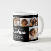 Wir Liebe Sie Oma - 15 FotoCollage Jumbo-Tasse (Vorderseite Rechts)