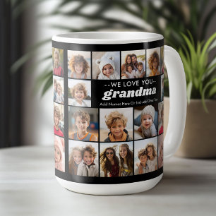 Wir Liebe Sie Oma - 15 FotoCollage Kaffeetasse