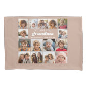 Wir Liebe Sie Oma - 15 Fotogalerie Kissenbezug (Vorderseite)