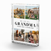 Wir Liebe Sie Oma 4 Foto Collage Foto Block (Rechts)