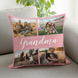 Wir Liebe Sie Oma 4 FotoCollage Kissen<br><div class="desc">Sagen wir,  wir haben Sie in dieser Urlaubssaison mit einem personalisierten Weihnachtsgeschenkkissen mit 4 Ihrer Lieblings-Fotos und Enkel-Namen und ...  Alle Texte in diesem Design können bearbeitet werden,  sodass Sie Ihre eigene Nachricht oder Ihren eigenen Text hinzufügen können. Erhältlich in verschiedenen Farben,  Stilen und Produkten.</div>