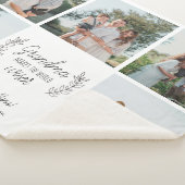 Wir Liebe Sie Oma 5 Foto Collage personalisiert Sherpadecke (3/4)