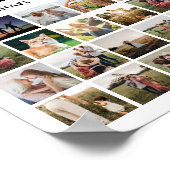 Wir Liebe Sie Oma 64 FotoCollage Poster (Ecke)