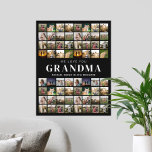 Wir Liebe Sie Oma 64 FotoCollage Poster<br><div class="desc">Erstellen Sie Ihr personalisiertes Foto Collage Poster für Oma</div>