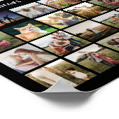 Wir Liebe Sie Oma 64 FotoCollage Poster (Ecke)