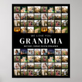 Wir Liebe Sie Oma 64 FotoCollage Poster (Vorne)