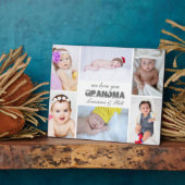 Wir Liebe Sie Oma 6 Foto Collage Plaque Fotoplatte (Seite)