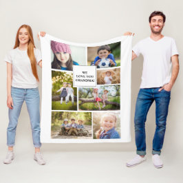 Wir Liebe Sie Oma 7 Foto Kinderfamilie Fleecedecke