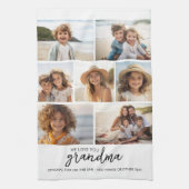 Wir Liebe Sie Oma - 7 Fotomaterial - Modern Geschirrtuch (Vertikal)