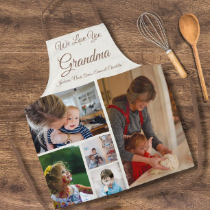 Wir Liebe Sie Oma   Benutzerdefiniertes Off-White- Schürze