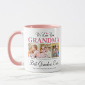 Wir Liebe Sie Oma Custom Foto Collage Tasse (Links)
