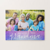Wir Liebe Sie Oma Custom Foto Geschenk Puzzle (Horizontal)