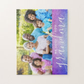 Wir Liebe Sie Oma Custom Foto Geschenk Puzzle (Vertikal)