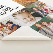 Wir Liebe Sie Oma Familie Moderne FotoCollage Sherpadecke (3/4)