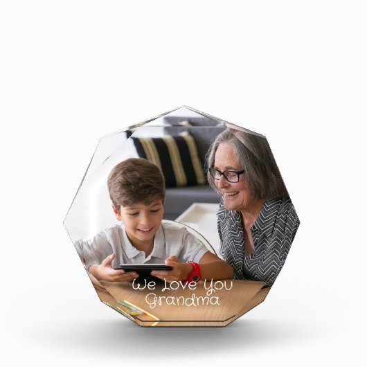 Wir Liebe Sie Oma Foto Block (Vorderseite)