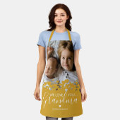 Wir Liebe Sie Oma Foto Gelb Schürze (Getragen)