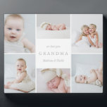 Wir Liebe Sie Oma FotoCollage Fotoplatte<br><div class="desc">Eine schöne Art Oma Ihre Liebe zu zeigen. Diese benutzerdefinierte Plakette enthält eine Collage von Bildern und Leerzeichen,  in der eine personalisierte Nachricht und Namen enthalten sind. Für eine erweiterte Anpassung dieses Designs,  wählen Sie einfach die Schaltfläche "Anpassen" oben!</div>