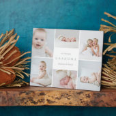 Wir Liebe Sie Oma FotoCollage Fotoplatte (Seite)