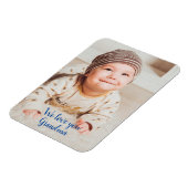 Wir Liebe Sie Oma Fotografie mit Typografie Mag Magnet (Linke Seite)