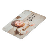 Wir Liebe Sie Oma Fotografie mit Typografie Mag Magnet (Linke Seite)