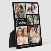 Wir Liebe Sie Oma Grandkids 6 FotoCollage Fotoplatte (Seite)