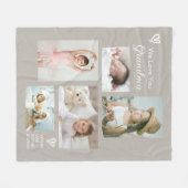 Wir Liebe Sie Oma Grandkids FotoCollage Fleecedecke (Vorderseite (Horizontal))