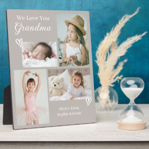 Wir Liebe Sie Oma Grandkids FotoCollage Fotoplatte