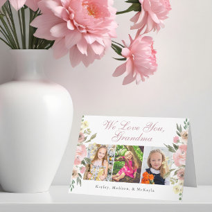 Wir Liebe Sie Oma Hübsch Floral Geburtstag Karte