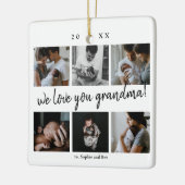 Wir Liebe Sie Oma Modern 6 Foto Großmutter Keramikornament (Links)