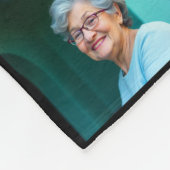 Wir Liebe Sie Oma | Moderne Herz-FotoCollage Fleecedecke (Ecke)