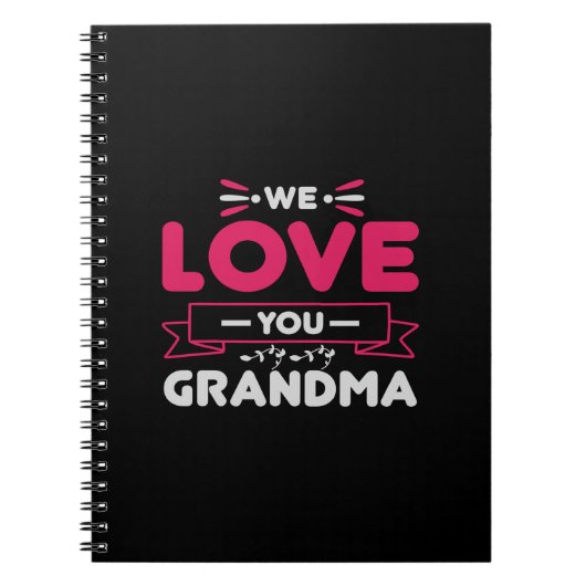 Wir Liebe Sie Oma Notizblock (Vorderseite)